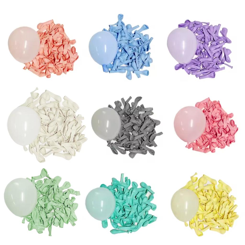 12/10/5inch 30/10/2pcs Multi-color Latex Balloon Set, Suitable for Weddings, Birthdays, Themed Parties, Family Gatherings