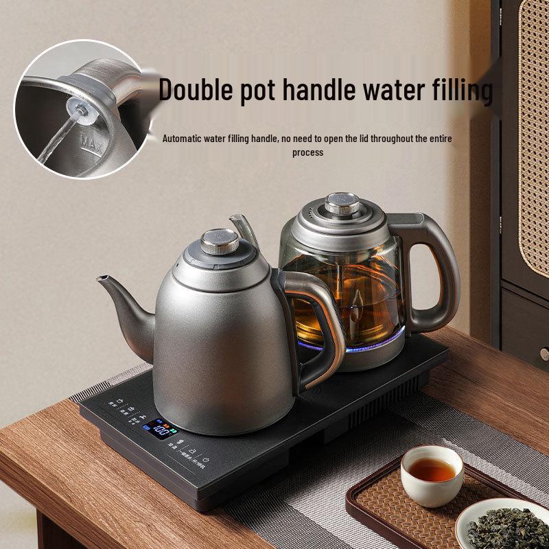 Automated Titanium Electric Kettle with Built-in Tea Table for Brewing and Steaming