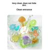 1Pcs Boy Girl Manhattan Teether Ball Silicone Hand Grab Ball Teether For Baby Early Education Puzzle Kids Toys