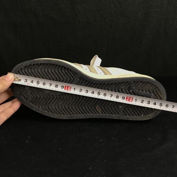 adidas SUPER STAR low cut sneakers 5.5 23.5 white trefoil(USED)