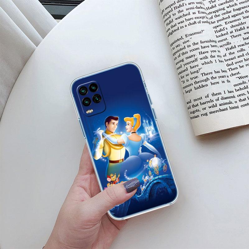 Cinderella Transparent Phone Case for Motorola Moto G7 G8 G9 G84 G85 G73 G24 G15 Z2 Play Power Plus