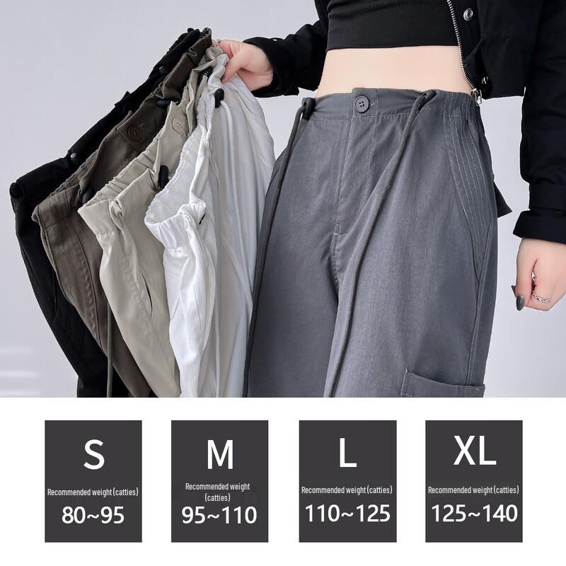 Damen Cargo-Hose mit hohem Bund