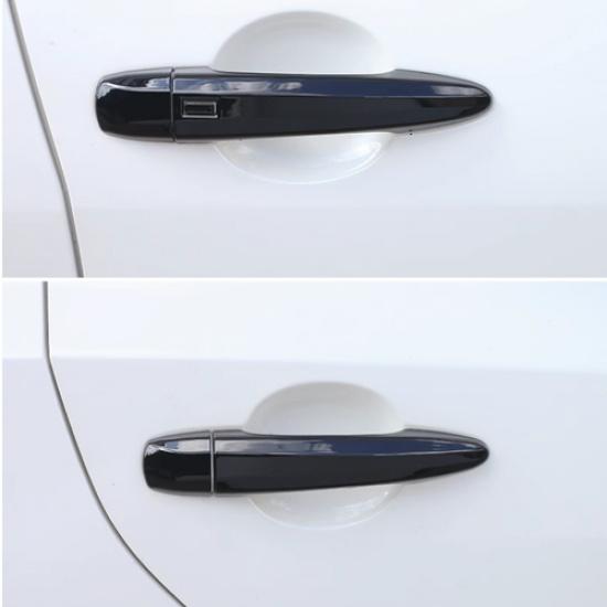 Bright black Car Door Handles Cover Trim 10pcs For Nissan Rogue -2024