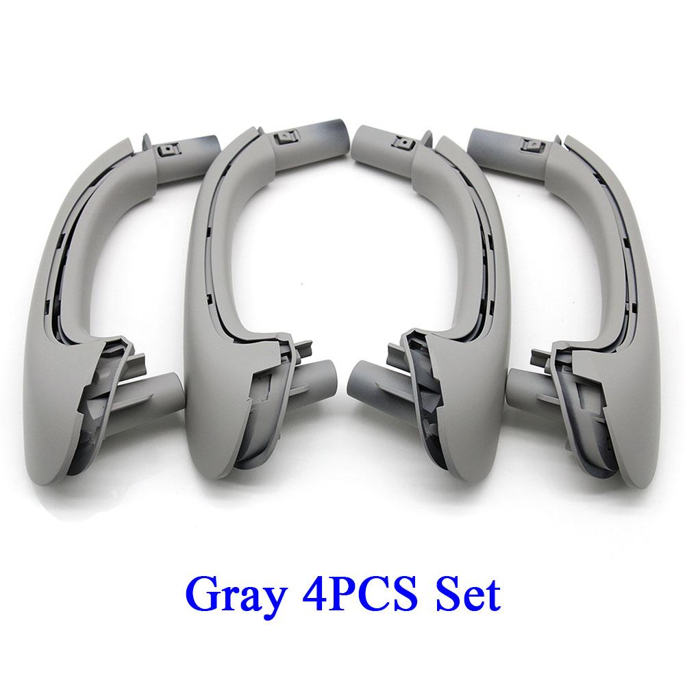 2PCS/4PCS Car Interior Black Beige Gray Front Door Pull Handle Set Replacement For Mercedes Benz W203 C Class Sedan