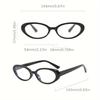 Stylish Women's Retro Oval Glasses Anti-Blue Light Ultra-Light Comfortable Frame