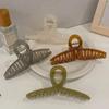13cm Large Size Jelly Hair Claw Clip Korean Vintage Fashion Hair Claw Elegant Transparent Shark Clip Women Girl Hair Accessory