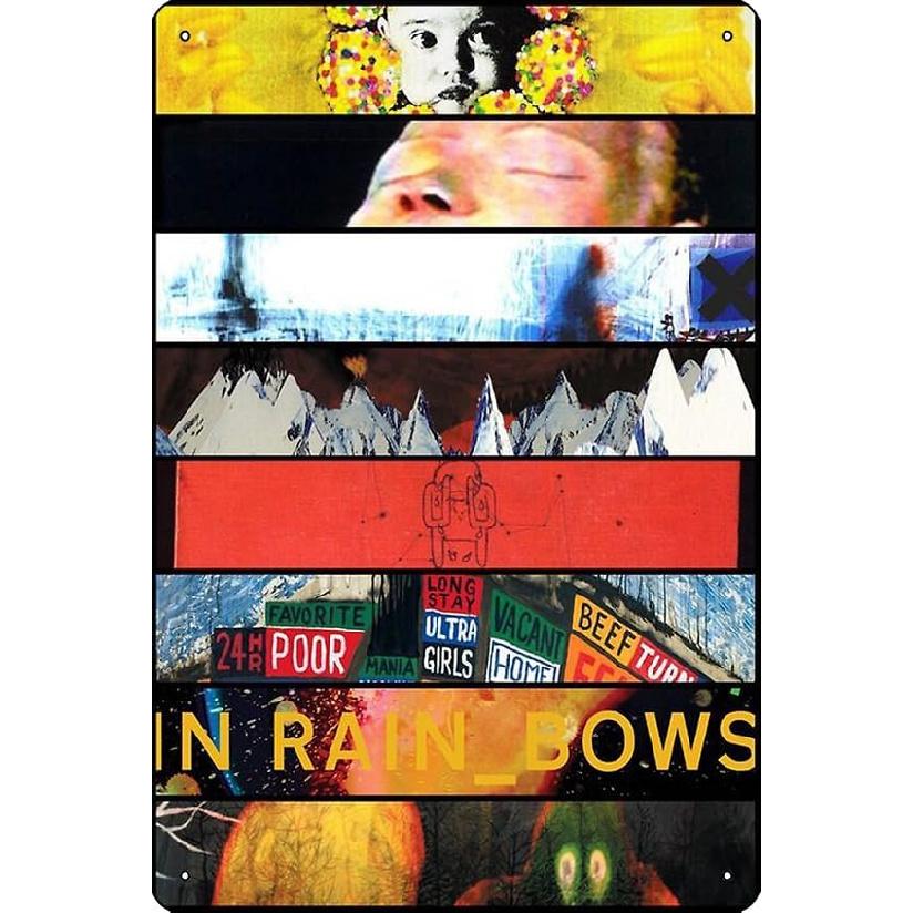 A L B U M S WALLPAPPER Poster Metal Tin Sign 12 X 8 Inch Funny Man Cave Home Office Bar Decor