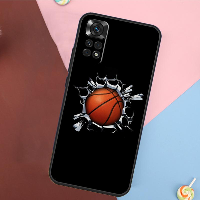 Basketball Ball Cover For Xiaomi Redmi Note 13 Pro 14 12 11 9 10 9S 10S 11S 12S Redmi 14C 10C 12C 13C Case