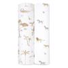 Aiden e Aney Autêntico Conjunto de 2 Swaddles Japoneses Recém-nascidos Prevenção de Choro Noturno Gaze Bebê Presente para Bebê Safari Dreams Swaddles Orgânicos ASWO20008 120 x