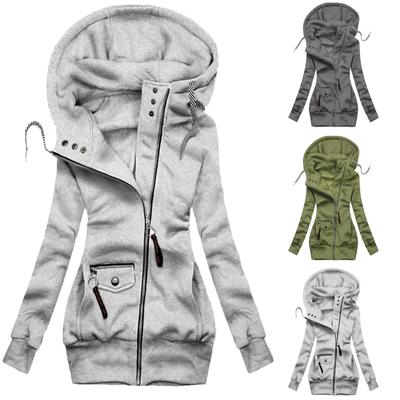 Womens Fashion Plus Size Pullover Tops Long Sleeves Loose Coat Casual Jackets