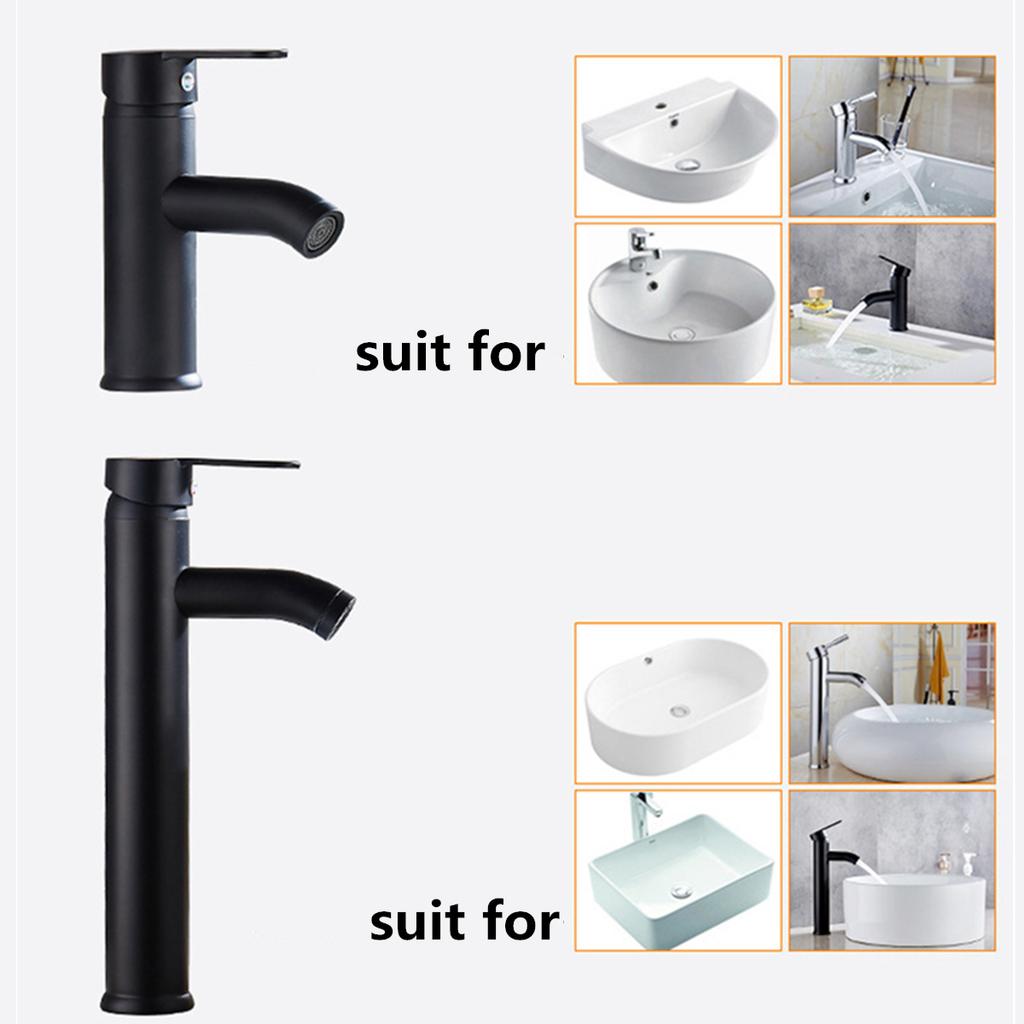 Single Hole Basin Faucets Cold/Hot Mixer Basin Tap Waterfall Modern Tap Countertop Washbasin Mixer Faucet Durable