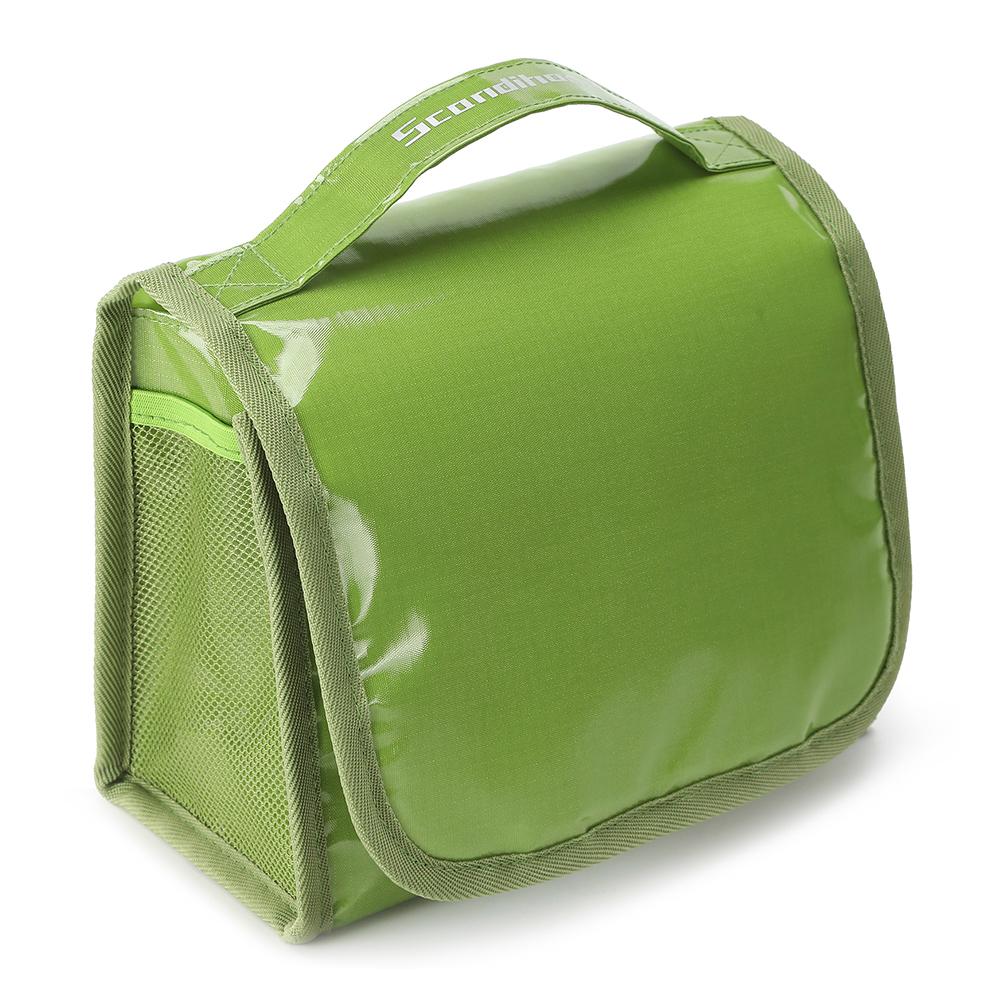 

Популярная водонепроницаемая косметичка, многофункциональная косметичка, большая вместительная дорожная косметичка, однотонная однотонная косметичка с несколькими карманами для женщин и девочек зелёный