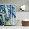 Cartoon Animals Deer Zebra Butterfly Pattern Bathroom Shower Curtains Fabric Waterproof Polyester Bath Curtains with 12 Hooks