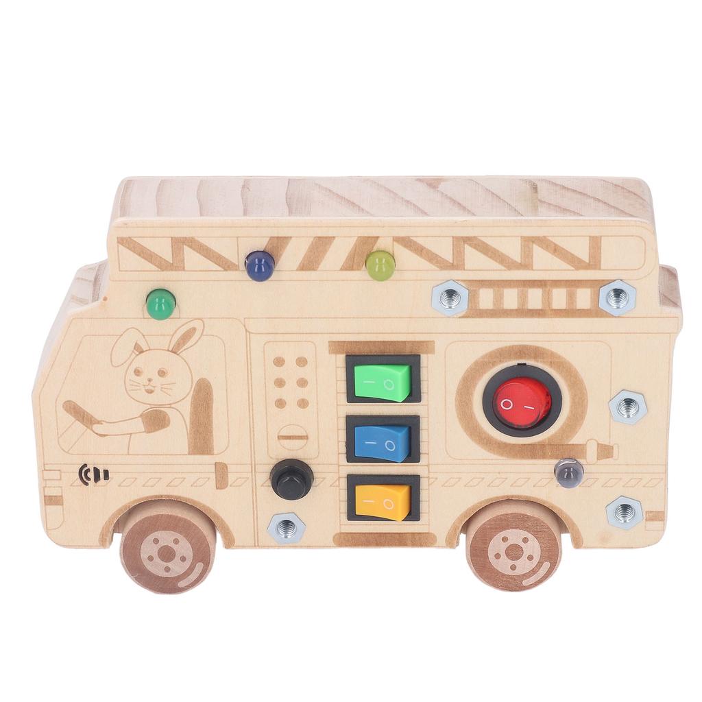 Light Up Switch Sensory Toy Simulation Learning Traffic Rules Exercise Hand Eye Coordination Early