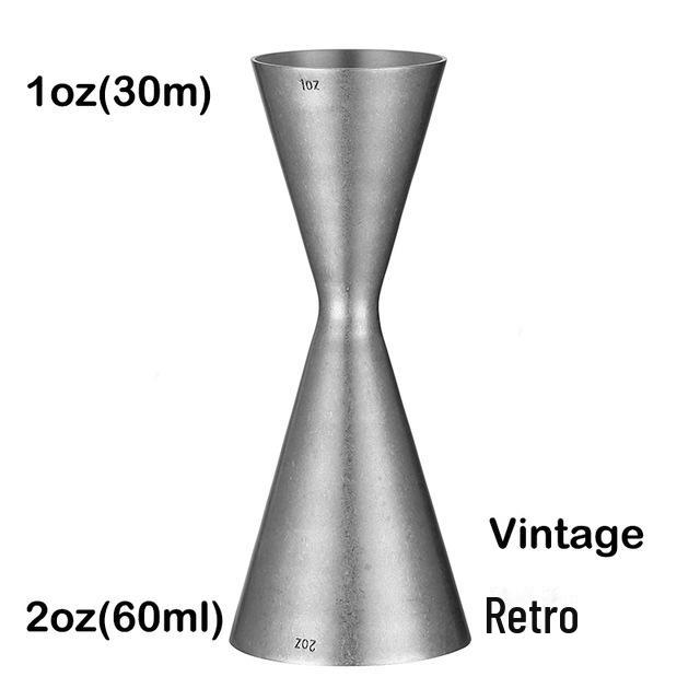 Double-Headed Indian Wine and Cocktail Jigger, 30/60 Oz Measuring Cup