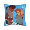 Dispatch Game Characters Pillow Case  Funny Pillow Cover Square Pillowcases For Living Room Sofa