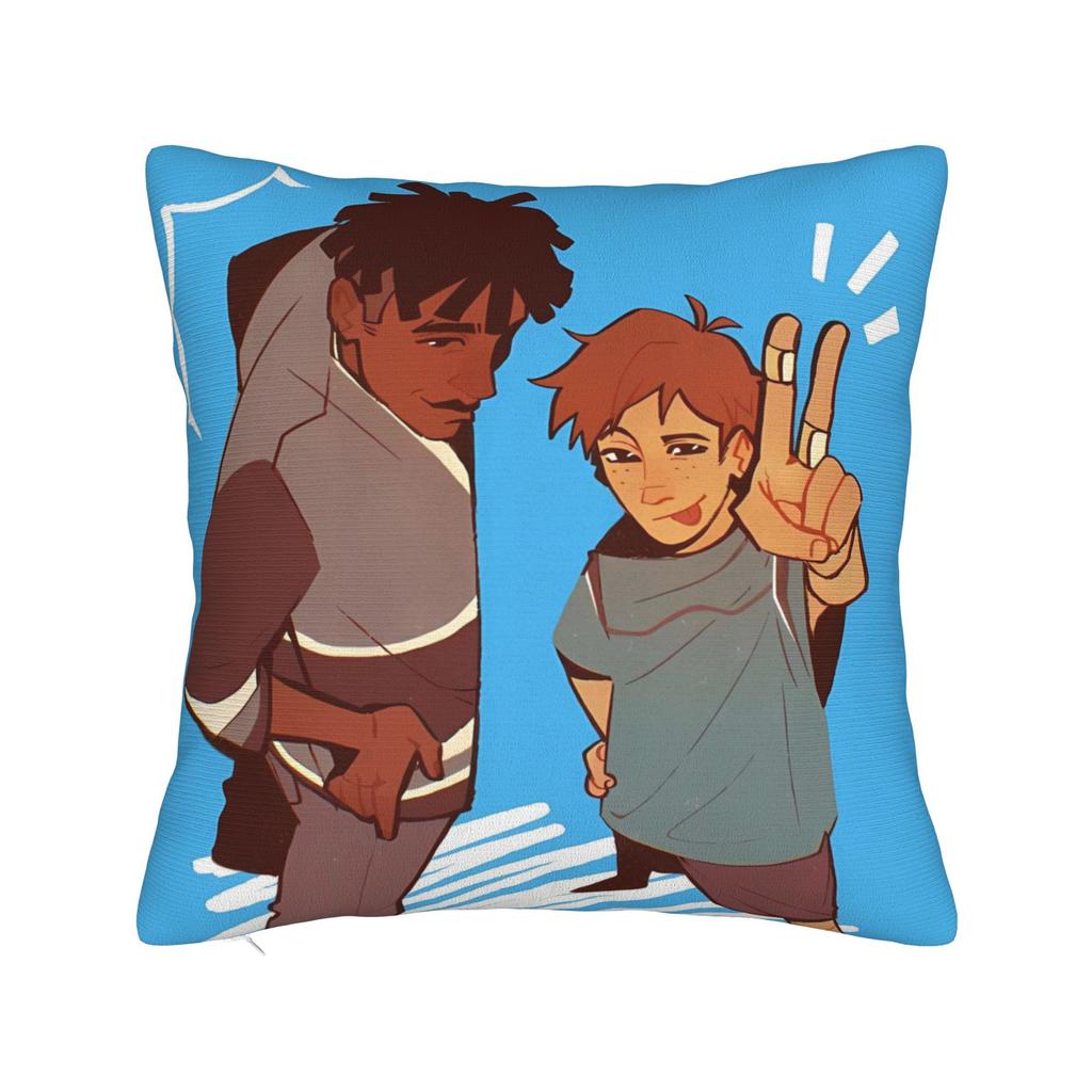 Dispatch Game Characters Pillow Case  Funny Pillow Cover Square Pillowcases For Living Room Sofa