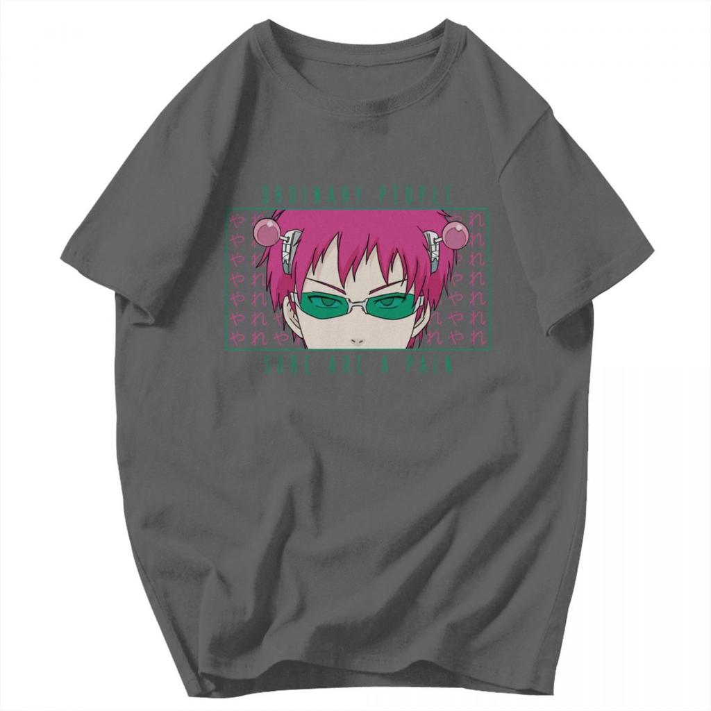 Herren T-Shirt Saiki Kusuo The Disastrous Life Of Saiki K Anime Idee Y2K Grafik-T-Shirts Unisex Oberteile T-Shirts