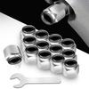 Tire Valves Caps with Rubber Seal Weather Resistant Valves Caps Universal Fitting Valves Caps Set 5pcs for Car SUVs Bikes Truck