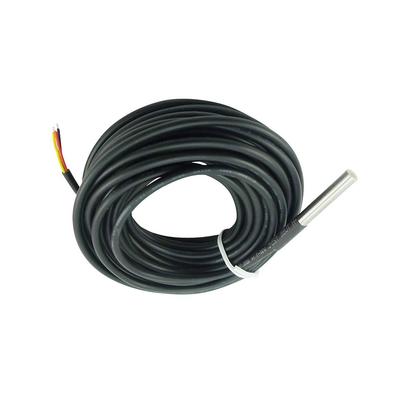 10 Meter Waterproof Temperature Probe Sensor with Stainless Steel Tube