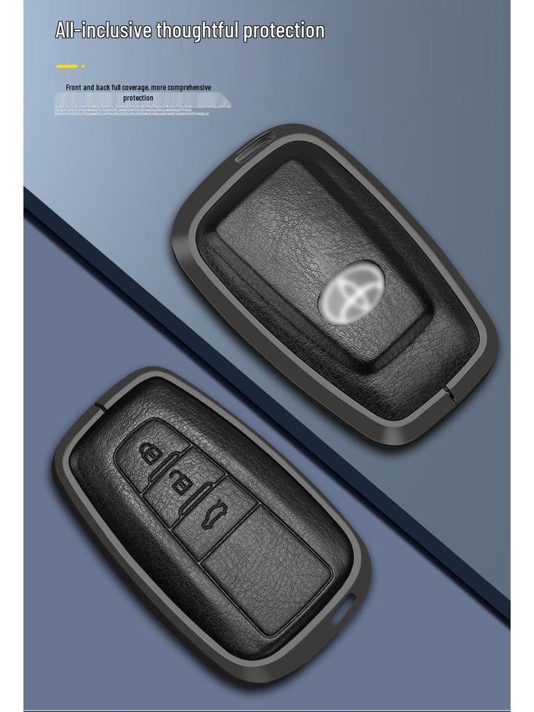 FAW Toyota Key Case for Highlander, RAV4, Corolla, C-HR, IZOA & Crown - Car Key Cover & Shell