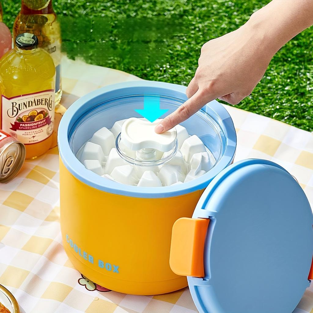 87oz Portable Ice Bucket + Ice Mold,It Has Excellent Insulation,ice Cubes Don't Melt Easily,very Convenient for Parties At the Beach or Pool In Summer