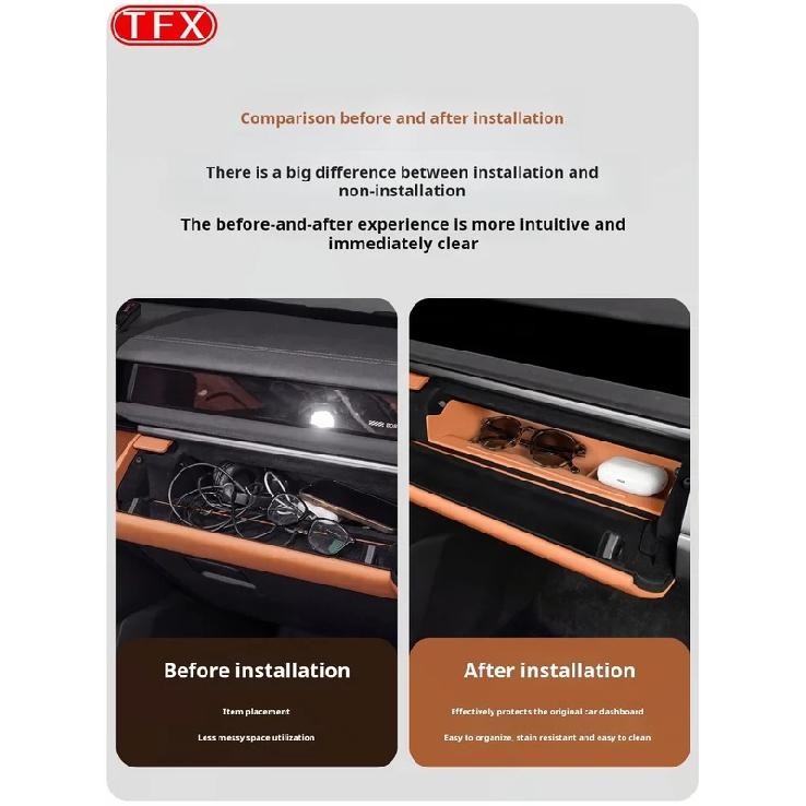 For Chery ICar V27 2026 Car Styling Passenger Side Storage Box Silicone Organizer Tray Interior Upgraded Durable Car Accessories