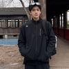 Skechers Fashionable Comfortable Versatile Stand Collar Jacket Men Jackets Carbon-Black P225M100-0018