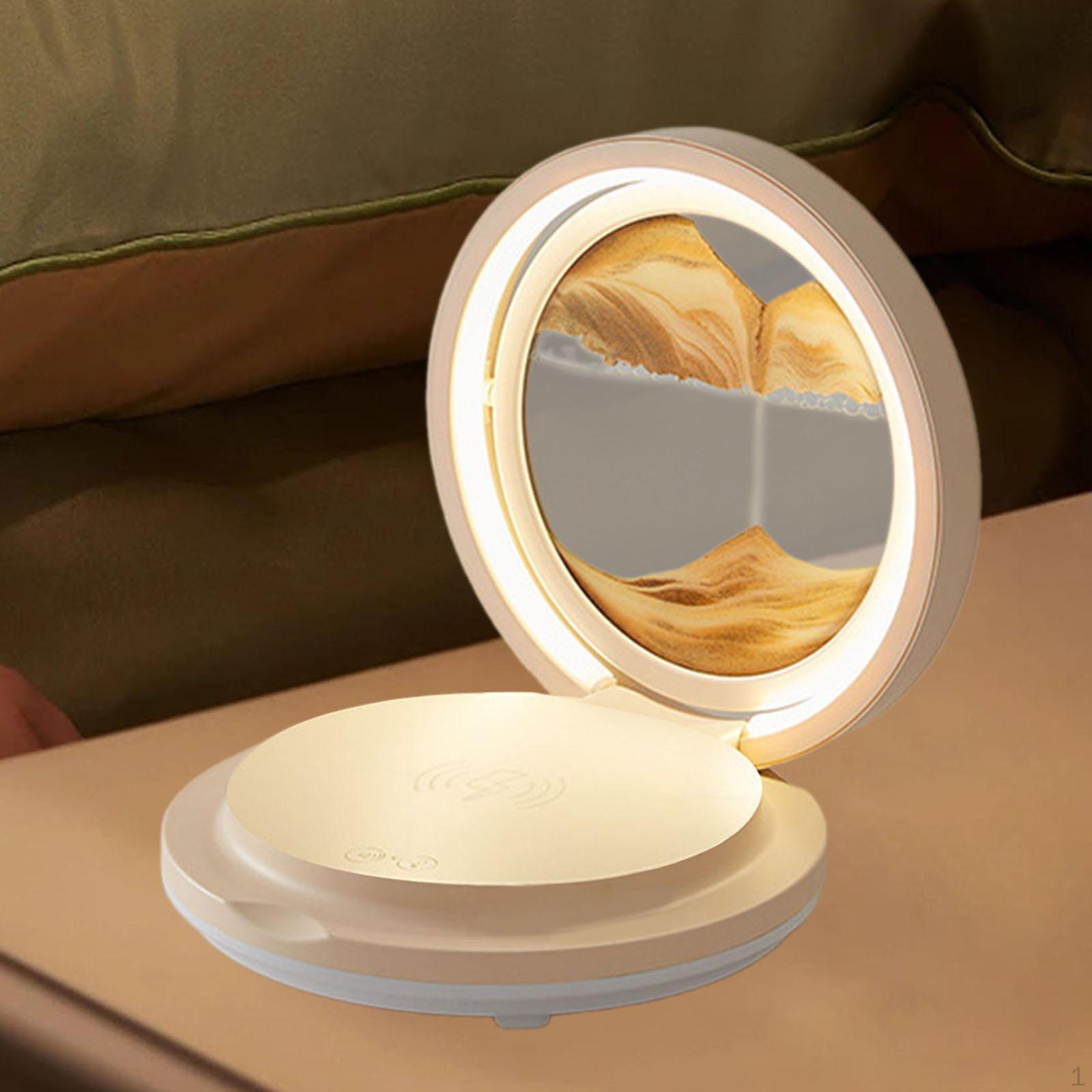 

Настільна 3D-нічна лампа Moving Sand Art Night Light, Живопис на живому піску, Плавне світло для вітальні помаранчевий