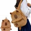 Plush Capybara Backpack Toddler Backpack for Kindergarten School for Child Children