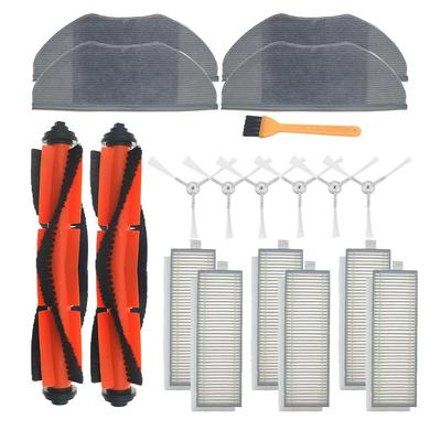 Main Brush Side Brush Filter Dishcloth Set For Xiaomi Mijia G1 MJSTG1 Vacuum Cleaner Home Appliance Parts Replacement Skv4136gl