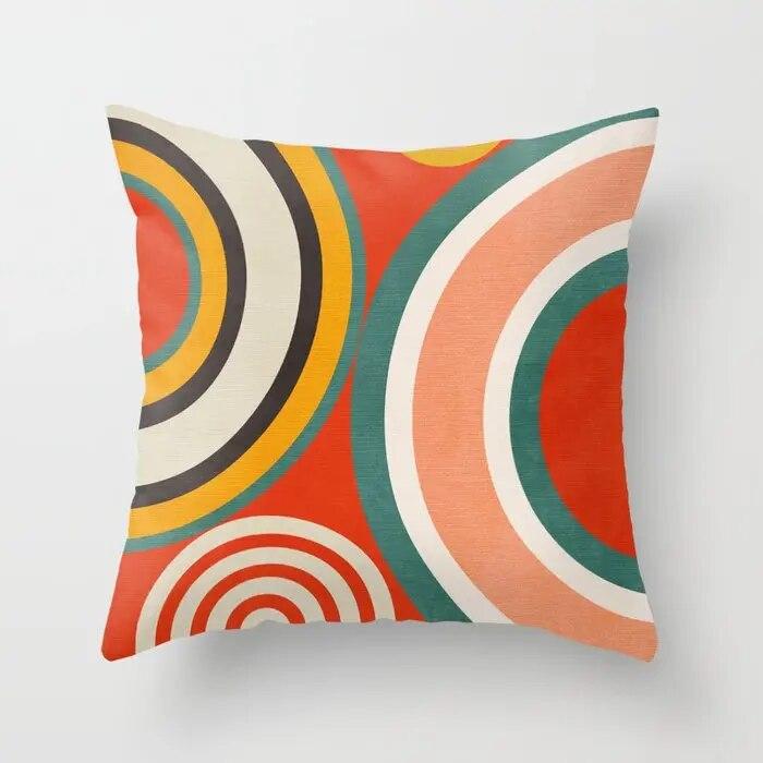 Dekoracja Domu Poszewka na Poduszkę Pokrowiec na Poduszkę na Sofę Skandynawski Salon Abstrakcyjne Różowe Serce