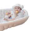 Cartoon Bear Inflatable Baby Bath Tub: Portable Infant Bathtub for Bathing and Playtime