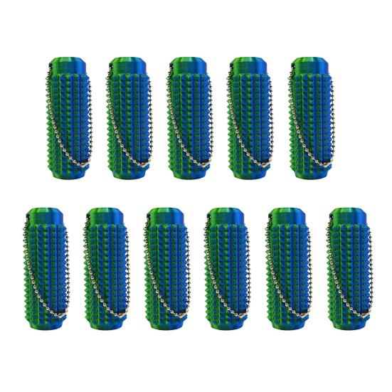 

11 шт. брелок с шипами и текстурой, тихий, беспокойный, портативный инструмент для снятия стресса с яркой цветной легкой сенсорной игрушкой