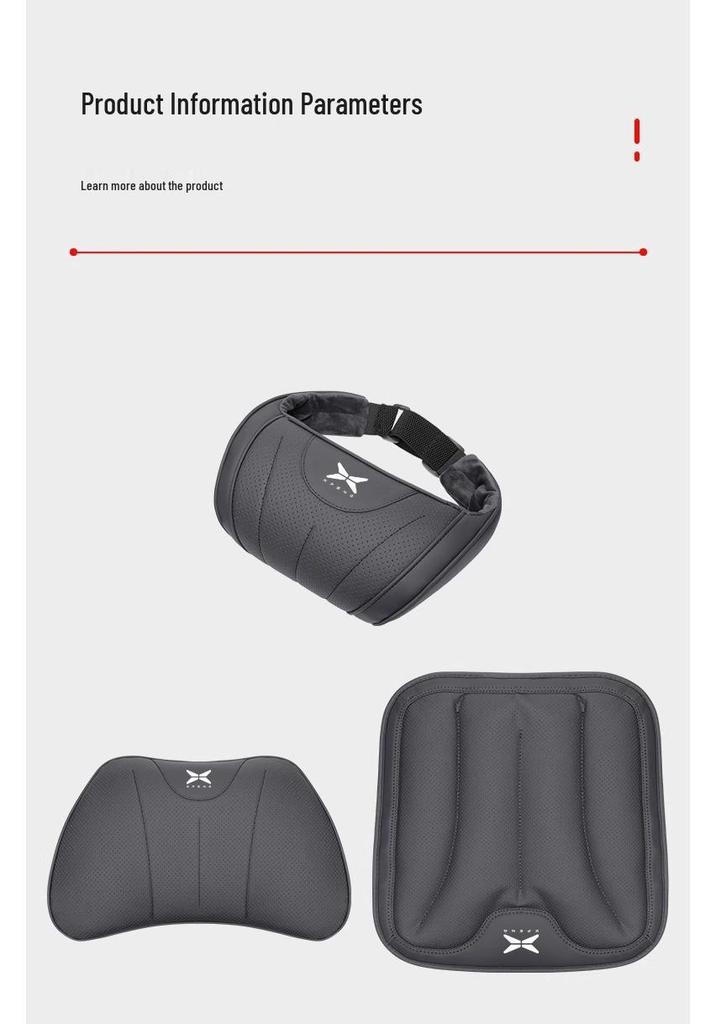 Xiaopeng G3i/P5/P7 Car Headrest Neck Pillow and Lumbar Support Seat Cushion