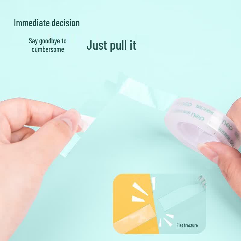 Deli Easy Tear Transparent Stationery Tape
