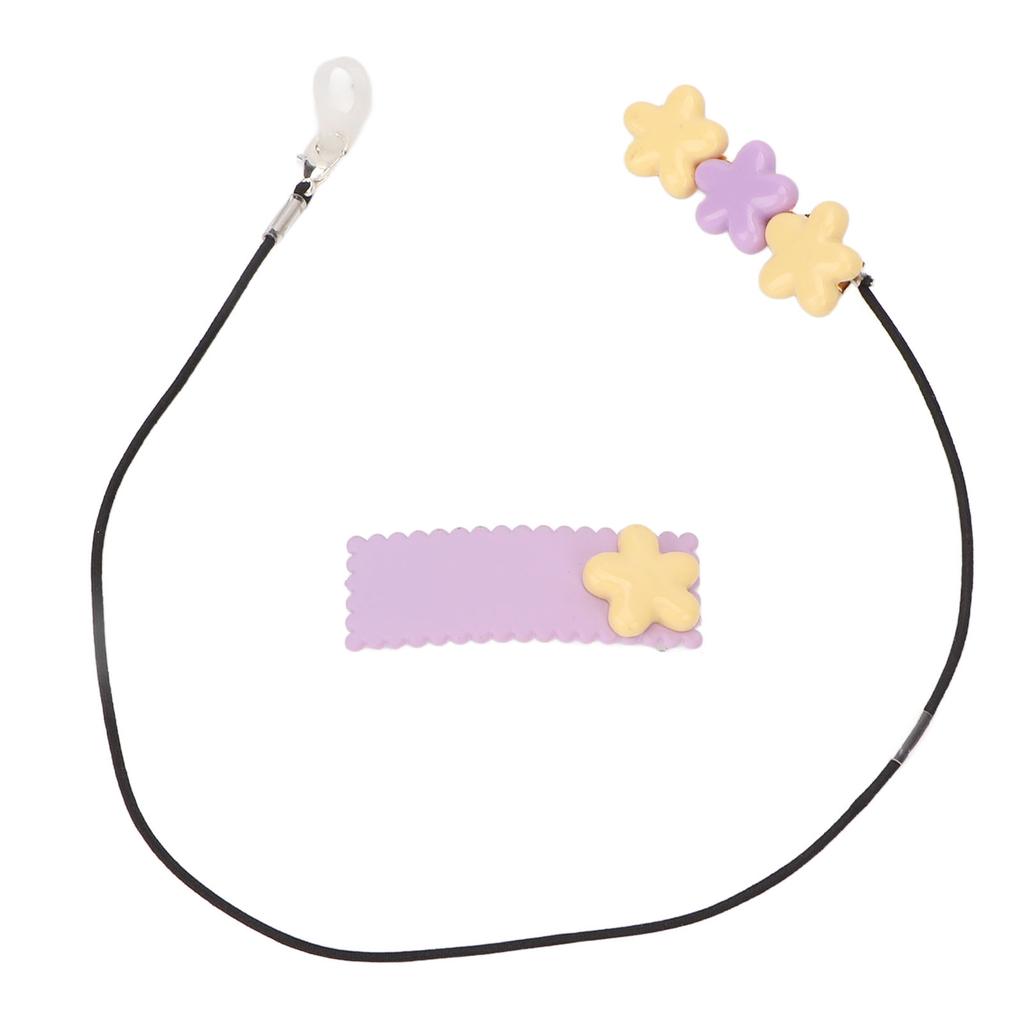 Hearing Aids Clip Prevent Loss Cute Flowers Flexible Portable Hearing Aid Lanyard Protector for Children Monaural