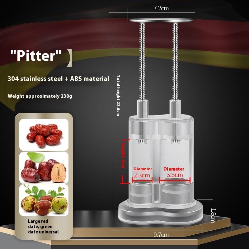 Stainless Steel Red Dates Corer Manual Jujube Pitter Cherry Olive Fruit Core Remover Seed Push Out Tools Kitchen Accessories