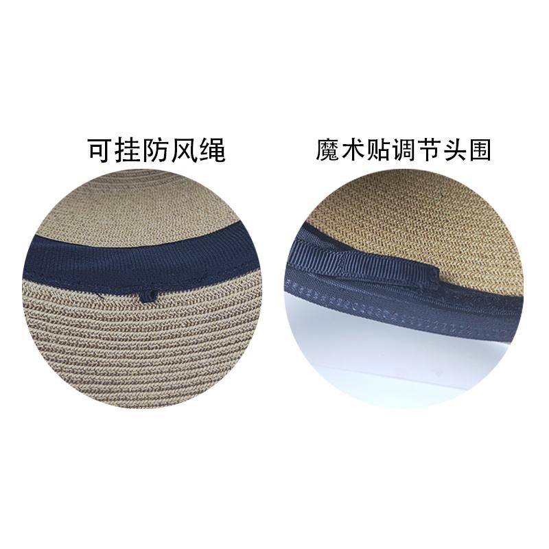Small Fresh and Sweet Plaid Bow Straw Hat Children Summer Travel Sunshade Sunscreen Literary Top Hat Tide