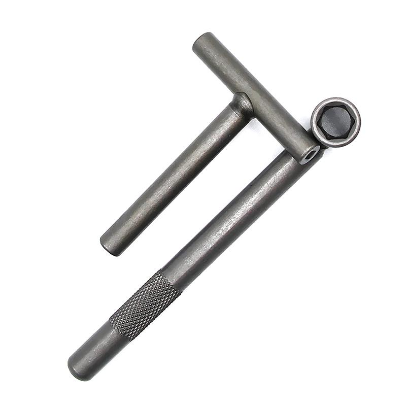 Valve Tappet Adjustment Tool Steel For Gy6 50 150cc Motorcycle Adjusting Spanner Square Hexagon Wrench Tool Removal Silver