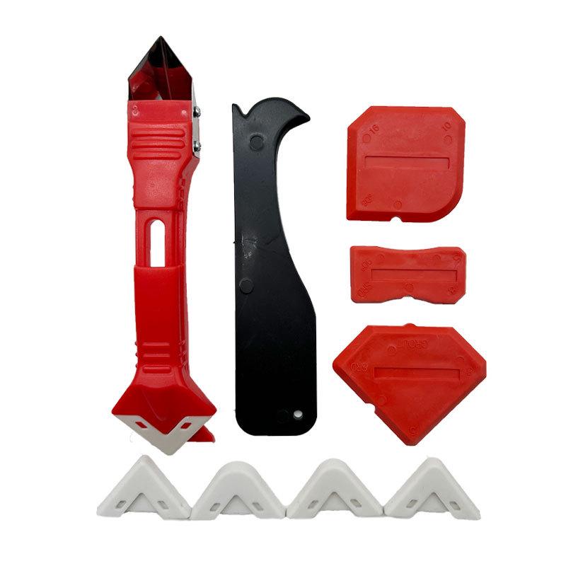 3-in-1 Silicone Caulking Tool: Multifunctional Scraper & Glue Removal Knife