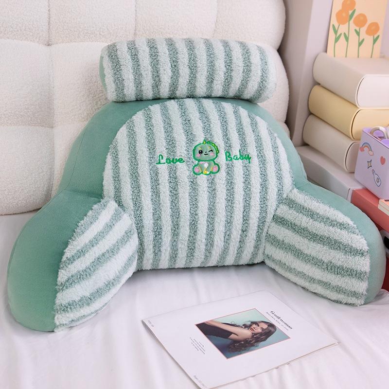 Cartoon Cute Backrest Bedside Pillow Dormitory Bed Reading and Playing Sofa Waist Support Office Bedside Cushion Large Pillow