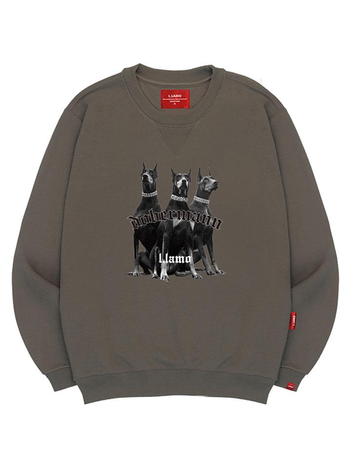 Ellamo Doberman Sweatshirt Unisex Big Size S~4Xl (Type A)