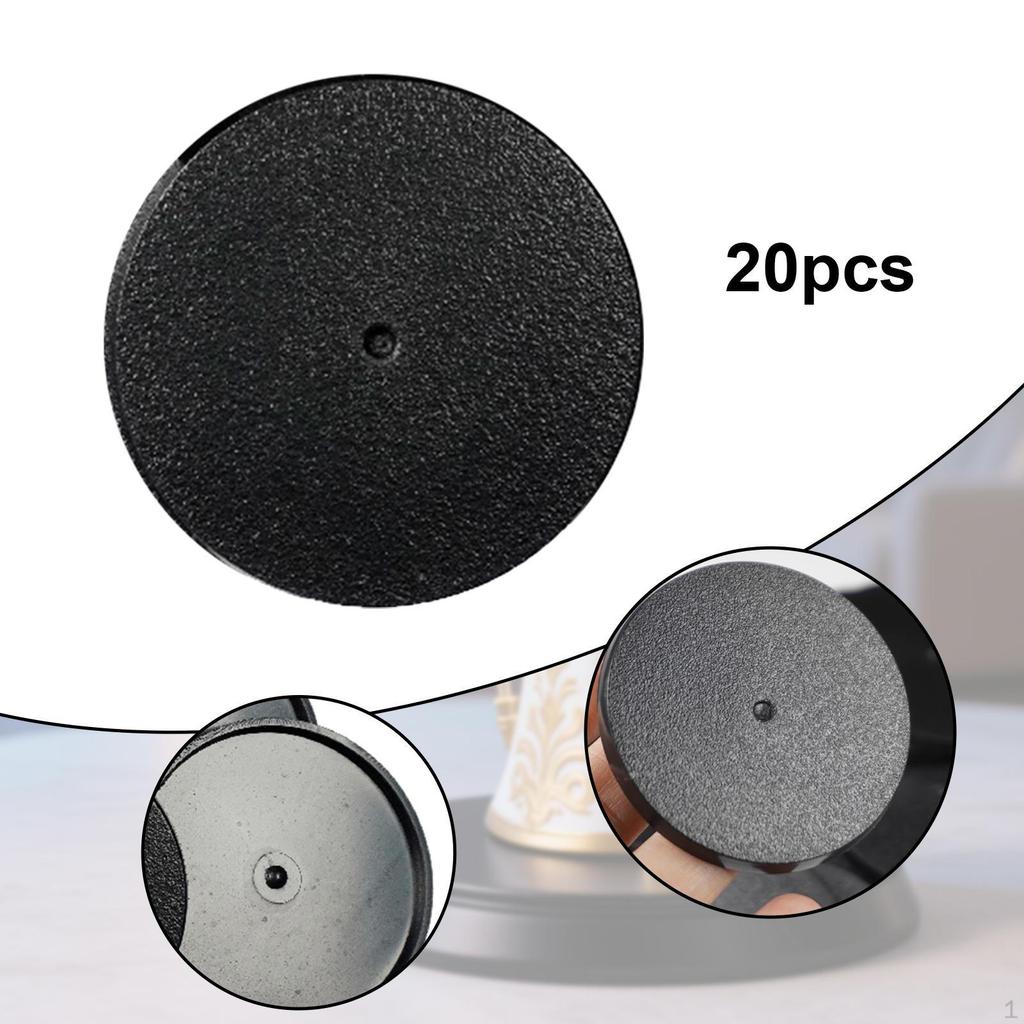 Model Bases 5cm/1.97inch Circular for Tabletop Games Desktop Stable Action Figure Stand Figurine