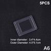 5PCS Acrylic Magnetic Photo Frames Transparent Refrigerator Magnet Sticker Photoes Display Holder Home Pictures Organizer DIY