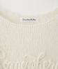 Sseomweeobeoteo Mohair Letter Long Sleeve Knit - Ivory
