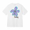 Grenzüberschreitende europäische und amerikanische Trendmarken, eine Vielzahl bedruckter Herren- und Damen-Kurzarm-T-Shirts, 220 Gramm lockere Streetwear-T-Shirts