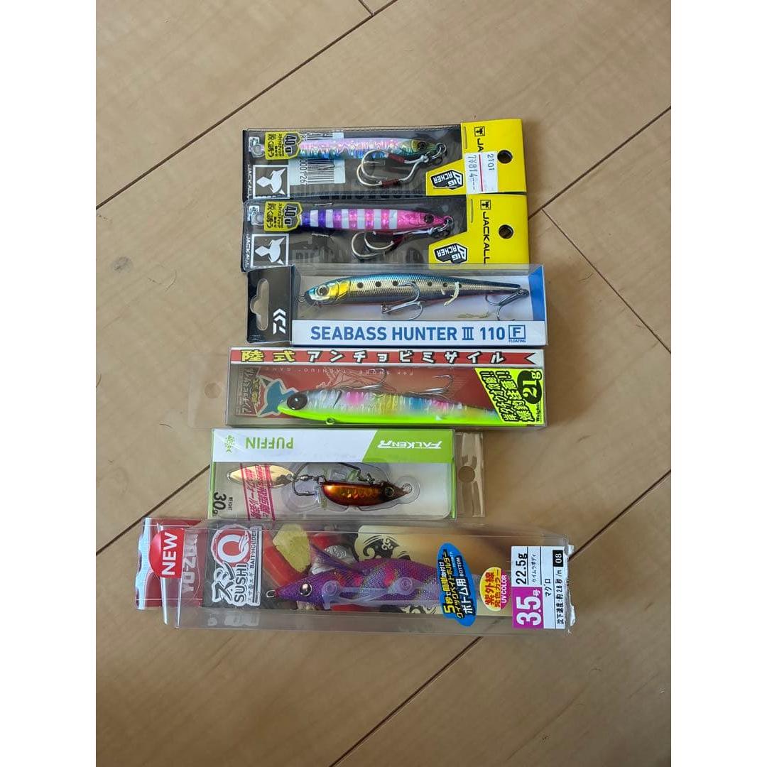 Used Metal jig Egi lure set bulk sale
