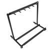 Sturdy Metal Guitars Display Stand Rack Organizer Holder Instrument Accessory(5 Spaces)