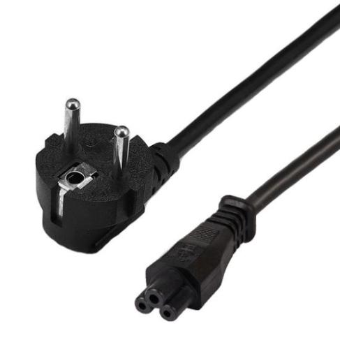 EXTRA DIGITAL CC360291 Power Cable CEE 7/7 (Type-F) to C5, 2 m, Black